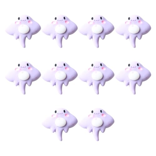 10 個樹脂オーシャン動物置物スクラップブックや家の装飾樹脂装飾