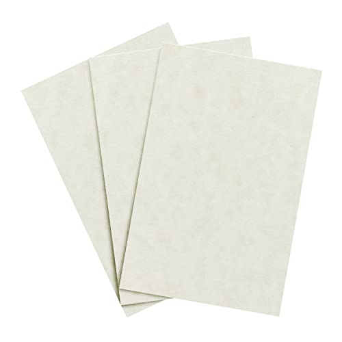 Natural Parchment Paper – Great for Certificates, Menus and Wedding Invitations | 24lb Bond / 60lb Text / 90GSM | 11