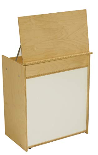 Childcraft 1526576 ABC Furnishings Language Center, 30.25 Height, 14.5 Width, 23.75 Length, Natural Wood