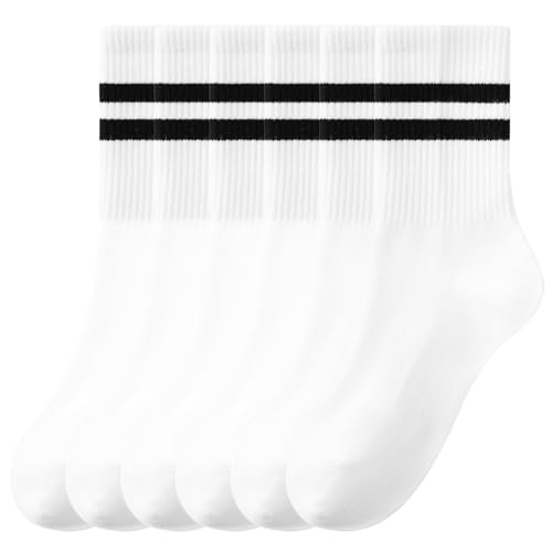 Elapse Space Striped Crew Socks