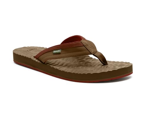 Image of Sanuk Mens Ziggy Plush | Flip Flops for Men | Mens Sandals | Beach Sandals | Supportive & Lightweight | Comfort Footbed
