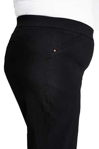 Briggs New York Women's Plus Size Super Stretch Millennium Slimming Pull-on Ankle Pant4