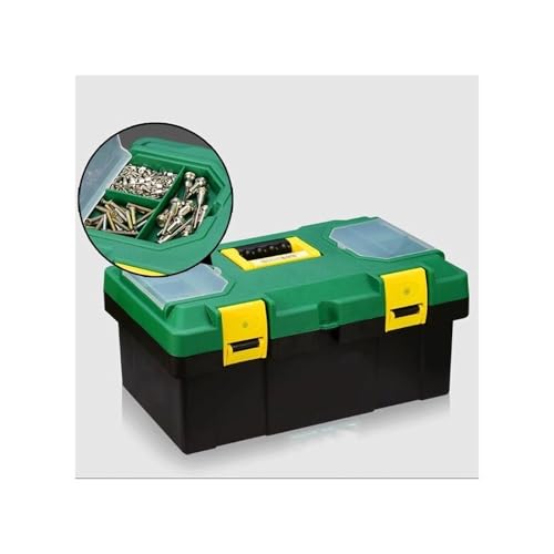 Coffret à outils multifonctionnel boîte de rangement 17 pouces pour organisation maison