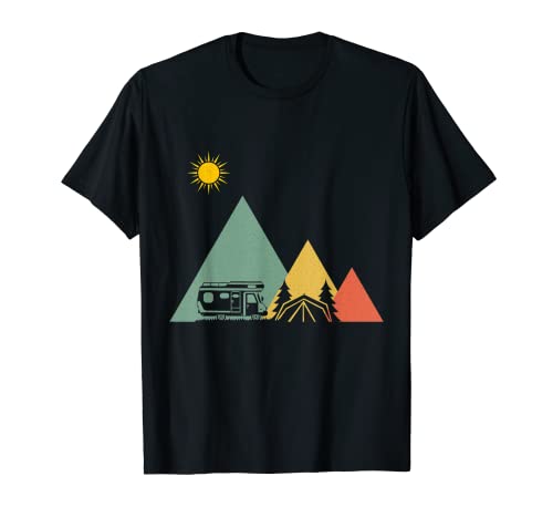 Camping. Camiseta