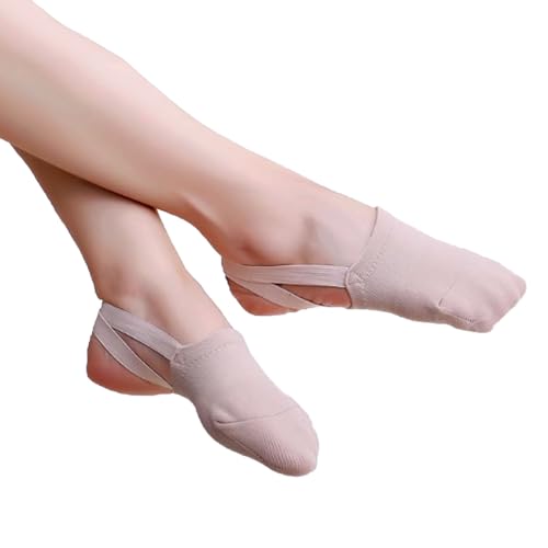A&K L'YDIA Knitted Half Toe Sole Athletic Socks Suitable for Yoga Ballet Dancers Rhythmic Gymnastic Competition2