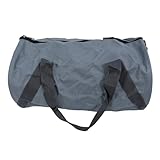 Glomora Sport-Sporttasche, Oxford-Stoff, großes Fassungsvermögen, zylindrische Reise-Aufbewahrungstasche für Geschäftsreisen, Fitness, Yoga und Sportutensilien, Grau