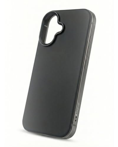 Image of SkynUp Linea Premium Leather Back Cover Case for iPhone 17 | MagSafe Compatible | Black