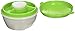 Stay Fit Deluxe Salad Kit, EZ Freeze - Pack of 2 (each has 3- Compartment Freezer Tray)