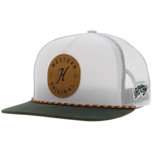 Image of HOOEY Spur Adjustable Snapback Hat - High Profile 5-Panel Breathable Mesh Baseball Cap, Trucker Hat for Men and Women