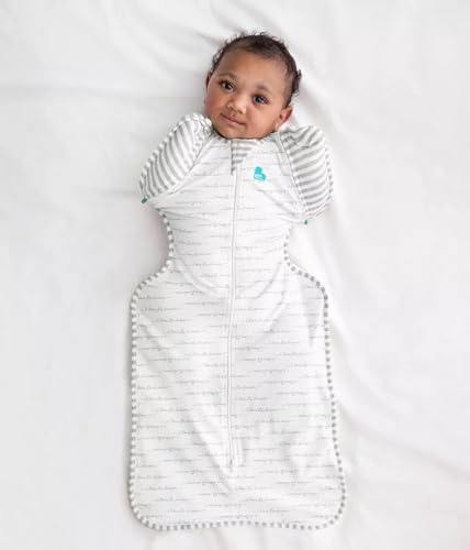 Image of Love to Dream Swaddle Up Transition Swaddle, Patented Zip-Off Wings, Gently Help Baby Transition from Being Swaddled to Arms Free When Showing Signs of Rolling, 1.0 TOG, 13-19 lbs, White
