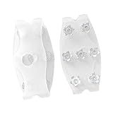 Homyl Schuh Schnee Steigeisen Vielseitige Eisschuhspikes TPE Überzug rutschfeste 7 Spikes Schneeschuhdecke für Familienausflüge Outdoor Aktivitäten, Klare Krallen