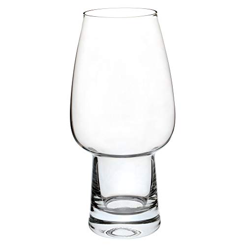 Jogo de 4 copos para cerveja Stout em cristal ecologico 400ml A18cm-TRANSPARENTE - Bohemia- Full Fit