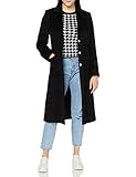 HUGO Damen Mesua Wollmischungs-Mantel, Black1, 44