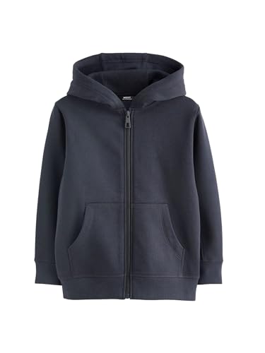 NEXT Jungen Standard Basic-Kapuzenjacke mit Reißverschluss Marineblau 110