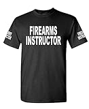 Cold Harbor Firearms Instructor - Emergency Services Duty - Unisex Cotton T-Shirt (XL, Black)