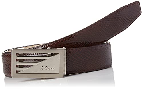 Anthoni Crown Ledergürtel Cintura, Marrone, 120