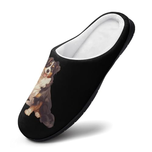 Australian Shepherd Women's Memory Foam Slippers Non-Slip Cotton House Shoes for Indoor Outdoor2
