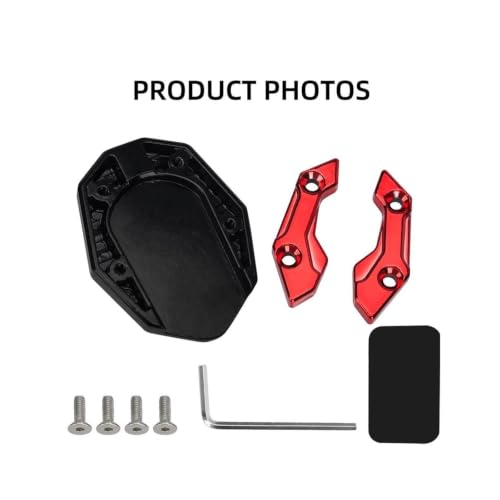 Accessoire de support de moto en alliage d'aluminium jaune : haute résistance et précision - 4