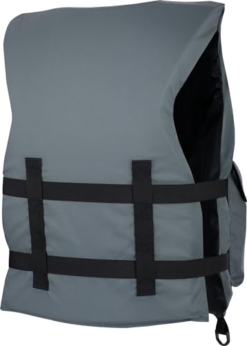 MESLE Schwimmweste Erwachsene Fisherman mit Taschen, 50N Schwimmhilfe für Herren & Damen, Angler Weste für Boot, Auftriebsweste & Prallschutzweste für Sup, Kajak