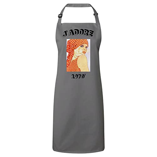 Tablier Cuisine Vintage Ajustable pour Éviter Taches et Éclaboussures