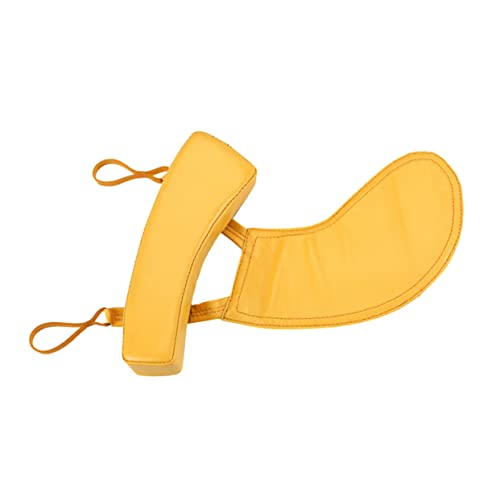 HANABASS Violin Shoulder Rest Pad Detachable Chinrest Cushion for Fiddle Ergonomic Design for Friendly and Breathable Material Alleviates Shoulder Fatigue