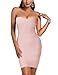 Meilun Women's Strapless Bandage Dress Cocktail Bodycon Dress