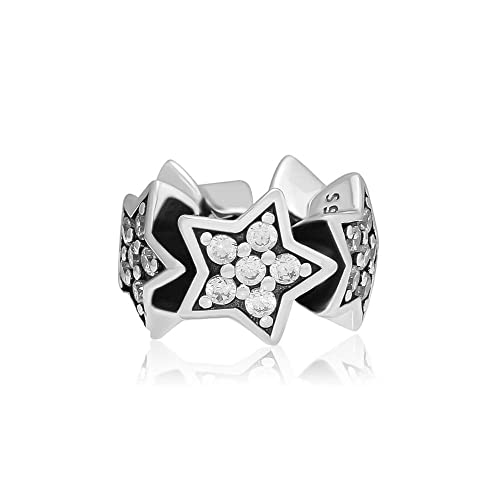 CKK DIY â¤925 Solid Sterling Silverâ¤ Charm Dazzling Sparkling Flowering Tree Beads Charms Fit Pandora Charms Bracelets & Necklace Jewelry for Women Girls