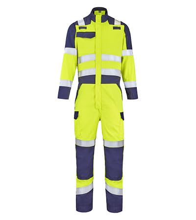 ATEX HV 260 XP MACA Combinaison zippée Jaune fluo/bleu marine Taille XXL