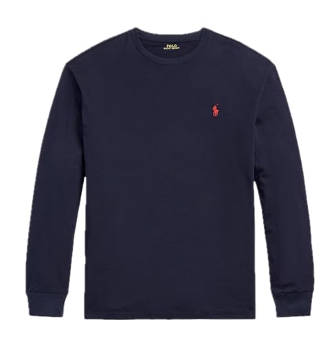 Polo Ralph Lauren Mens Long Sleeve Crewneck Logo T-Shirt