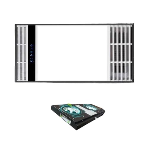 Ventilador de ventilación Ultra Delgado 4cm Integrado en Techo Empotrado Extractor con Iluminación Cinco en Uno Calentador para Baño miniatura 2