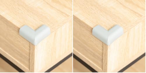 Image of Regalo 8 Pack Safety Corner & Edge Protectors for Baby Proofing, Soft Foam Furniture Corner Guards, Small, Gray