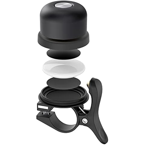 BSSOK Timbre Bicicleta con Soporte AirTag Antirrobo Cover