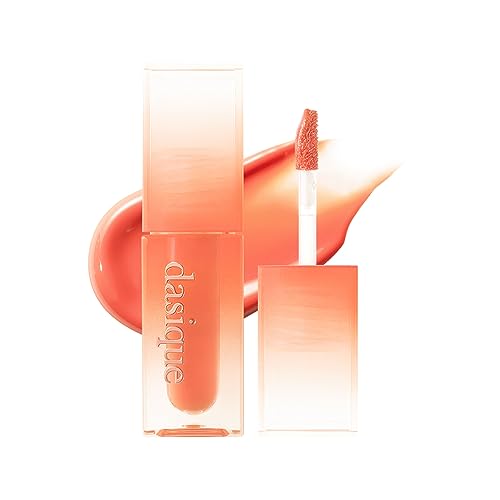 dasique Juicy Dewy Tint (15 Orange Coke) 0.12 oz | Light Application with moisture | Long Lasting & wearing Glossy Lip Stain, Non-sticky | Vegan, Cruelty-free | Korean makeup | stocking stuffers