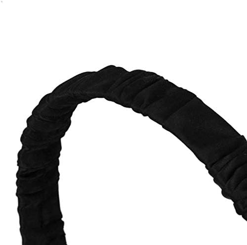 Taotenish Wedding Ring Pillow Flower Girl Basket Set Rustic Burlap Lace Ring Bearer Pillow Flower Girl Basket for Wedding Party Supplies - White and Black