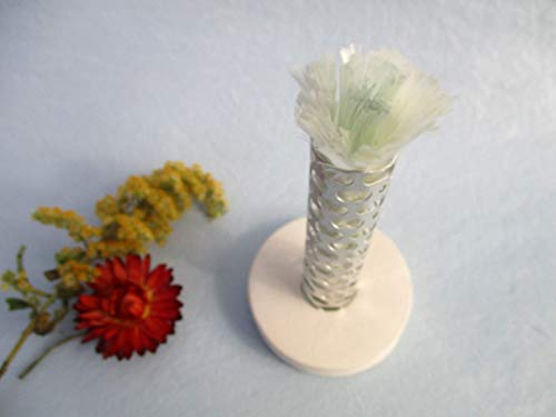 Dochthalter für Kerzenfresser Outdoor, Schmelzlicht, DIY-Set für Wachsfresser, Docht für Kerzenrecycling, Glasfaser-Dauerdocht zum Schmelzen von Kerzen- und Wachsresten, 6x10 cm – Bild 3