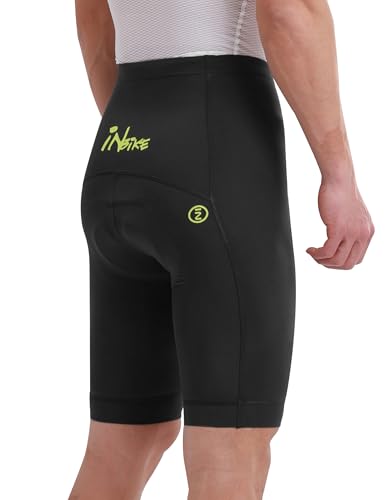 INBIKE Culotte Ciclismo Hombre Ropa Ciclista Pantalon Corto Gel MTB Pantalones Pantalón Btt Ropa Bicicleta Montaña Equipamentos Negro XL