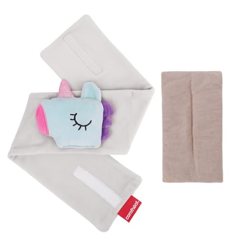 Image of Comfheat Colic and Gas Relief for Newborns and Infants, Flaxseed Heated Tummy Wrap, Cute Baby Swaddling Belt with Soothing Warmth, Natural Relief for Upset Stomach in Babies and Toddlers, 0-3 Year