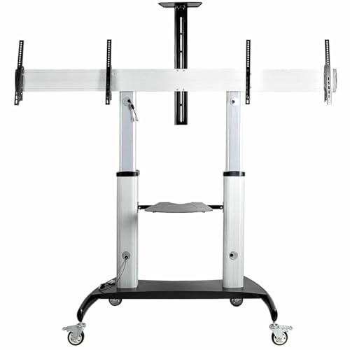 Soporte rodante doble para TV 37-60 pulgadas, 50kg c/u miniatura 2