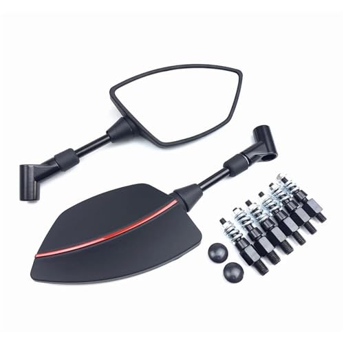 Espejos de motocicleta MT-07 MT-09 Tracer sin vibración para evitar puntos ciegos