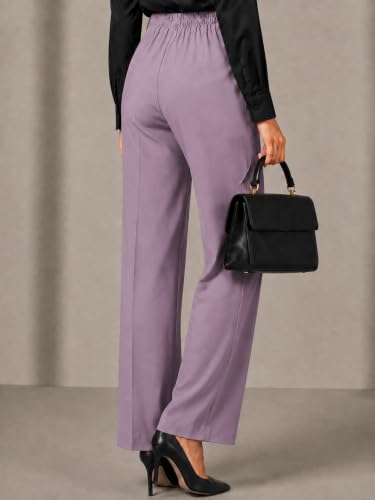 Image of Leriya Fashion Formal Pants for Women Office Wear |Trousers for Women - Straight Pants for Woman Formal Pant for Woman, Stretch Lycra Workwear Trousers