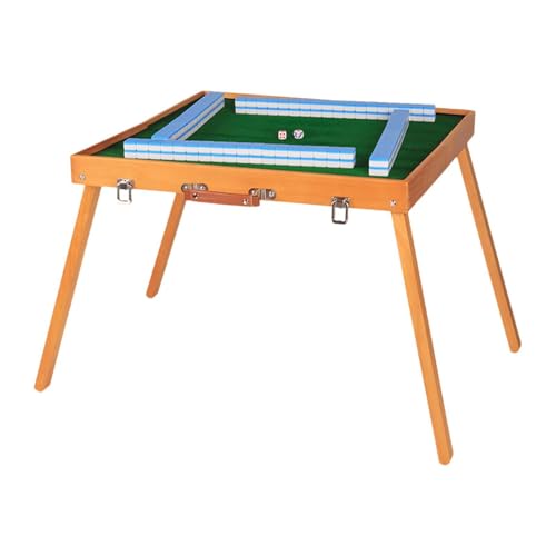Set de fichas Mahjong Kowaku con mesa plegable y bolsa miniatura 7