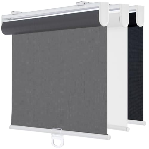 TOVALOR Cordless Roller Shades for Windows,Light Filtering Pull Down B