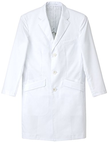 ナガイレーベン NAGAILEBEN 男子シングル診察衣 FD4000 Sサイズ ホワイト