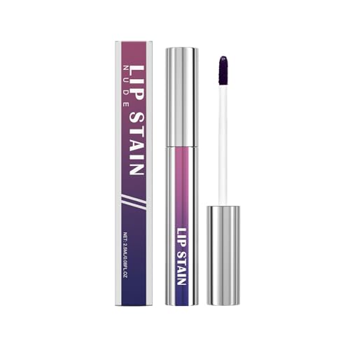 Peel Off Lip Stain Liner Set Long Lasting Peel Off Lip Gloss Nude Lipstick Proof High Pigmented Color Peel Off Lip Stain Tint Women Lip Makeup 1pc PtZ394 (2.5ml)