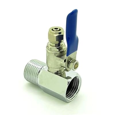 5 PCS RO Feed Water Adapter 1/2" to 1/4" Ball Valve Faucet Tap Feed Reverse Osmosis