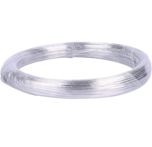 Aluminum Wire - 6M Length, 0.1-0.4mm Diameter, Ideal for DIY Crafts and Industrial Applications(0.1mm)