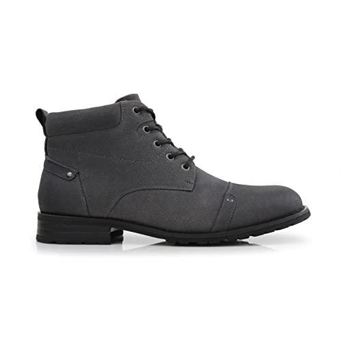 Image of Ferro Aldo Men's Ankle Boots | Lace-Up Cap Toe Chukka Style Dress Boot | Casual Fashion for Work