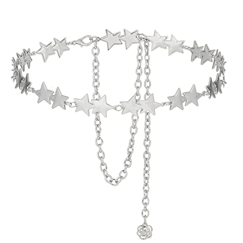 Felite Fnn Women Waist Link Belt Dress Blouse Sweater Chain