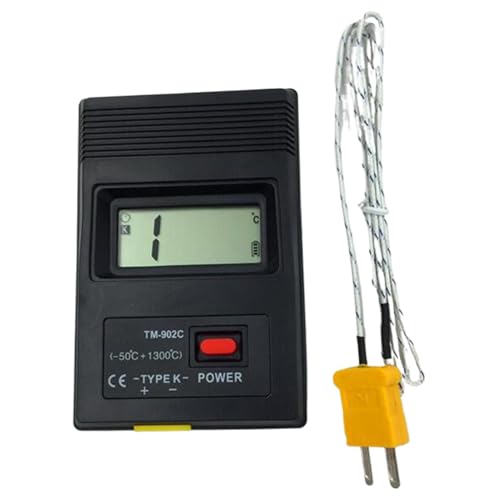 LCD Digital Temperature Meter | Battery Powered Temperature Monitor Home | Lightweight and Portable Temperature Gauge | Easy to-Use Temperature Meter for House Use
