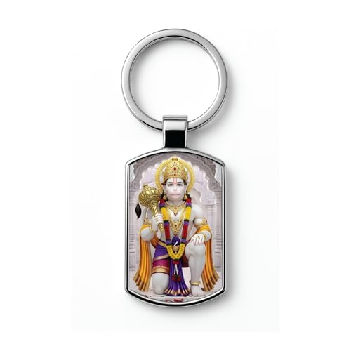 Image of Stylish Metal Keychains with Permanent Glossy Print - Inspirational Quotes & Spiritual Designs - Perfect Key chains for loved ones, Personal Use, Gifts & Return Gifts